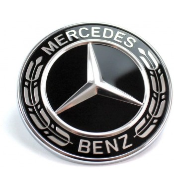estrella mercedes para parte delantera, en el capo de facil instalacion